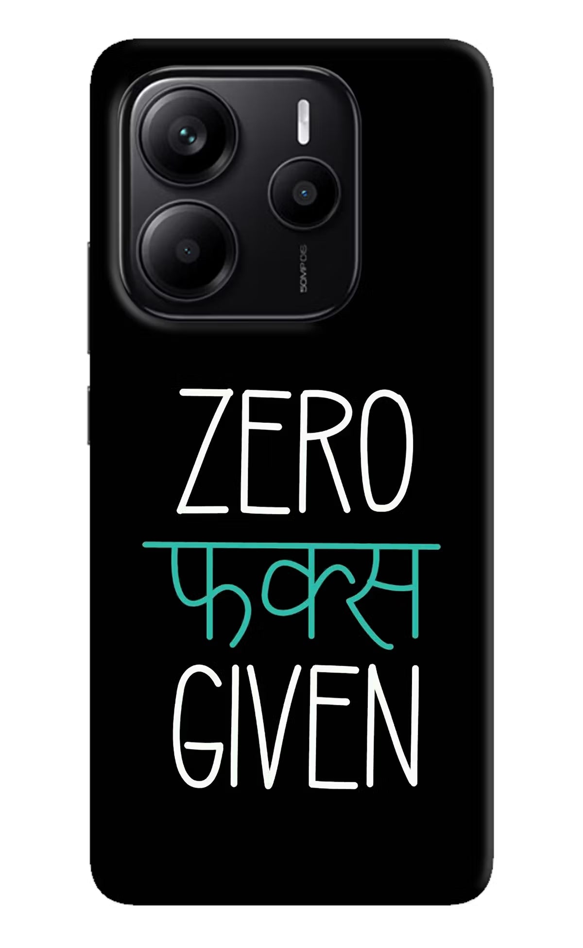 Zero Fucks Given Redmi Note 14 5G Hard Case Back Cover by Casekaro