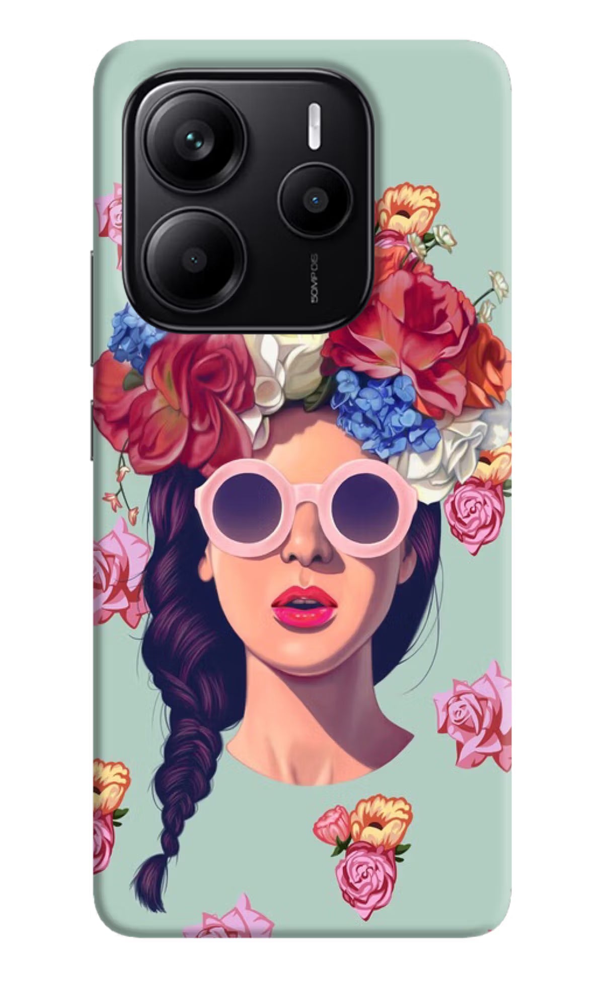 Pretty Girl Redmi Note 14 5G Hard Case Back Cover by Casekaro