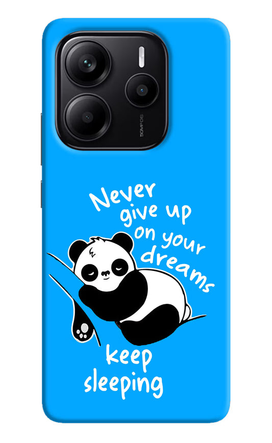 Keep Sleeping Redmi Note 14 5G Hard Case Back Cover by Casekaro