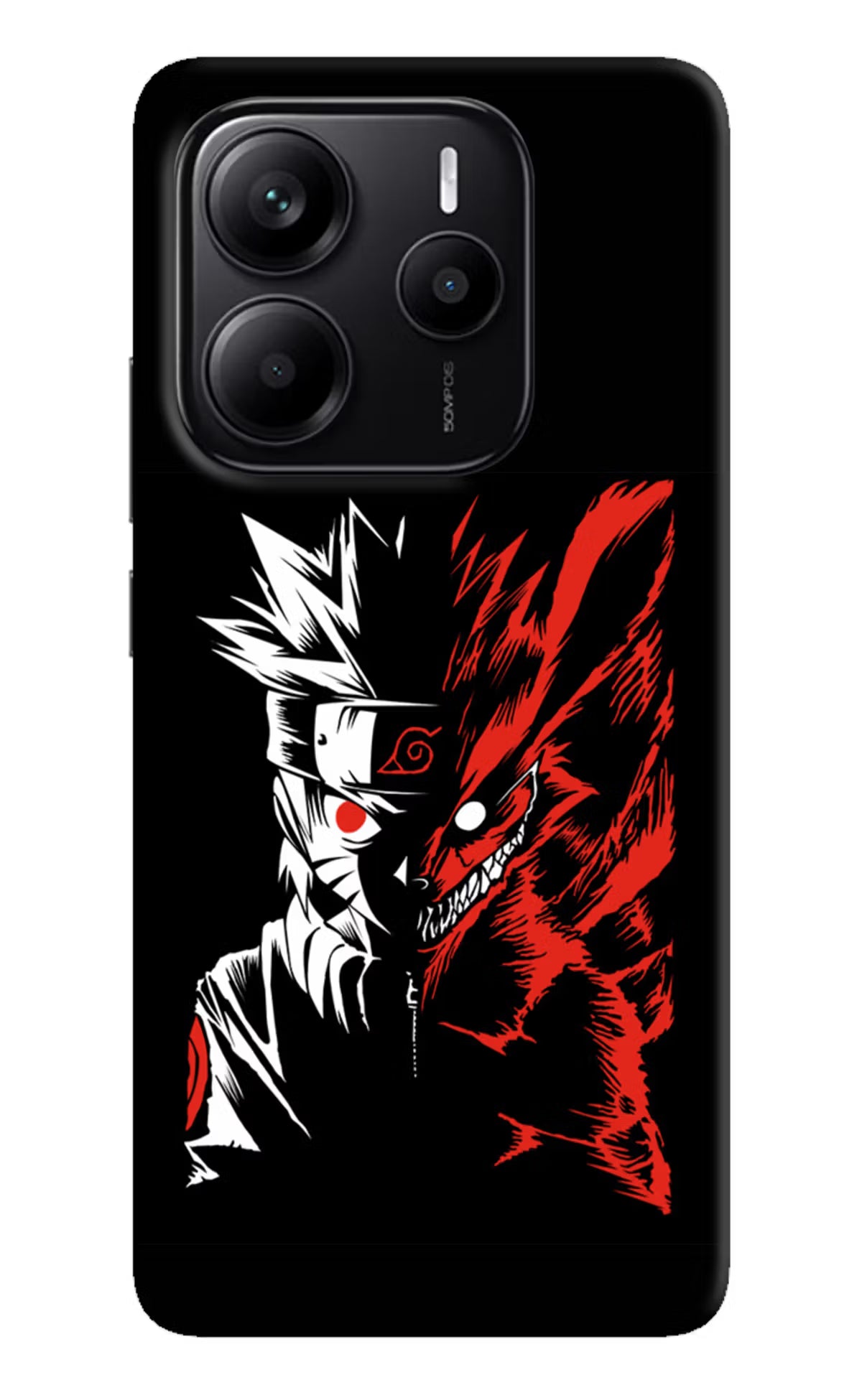 Naruto Two Face Redmi Note 14 5G Hard Case Back Cover by Casekaro
