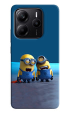 Minion Laughing Redmi Note 14 5G Hard Case Back Cover by Casekaro