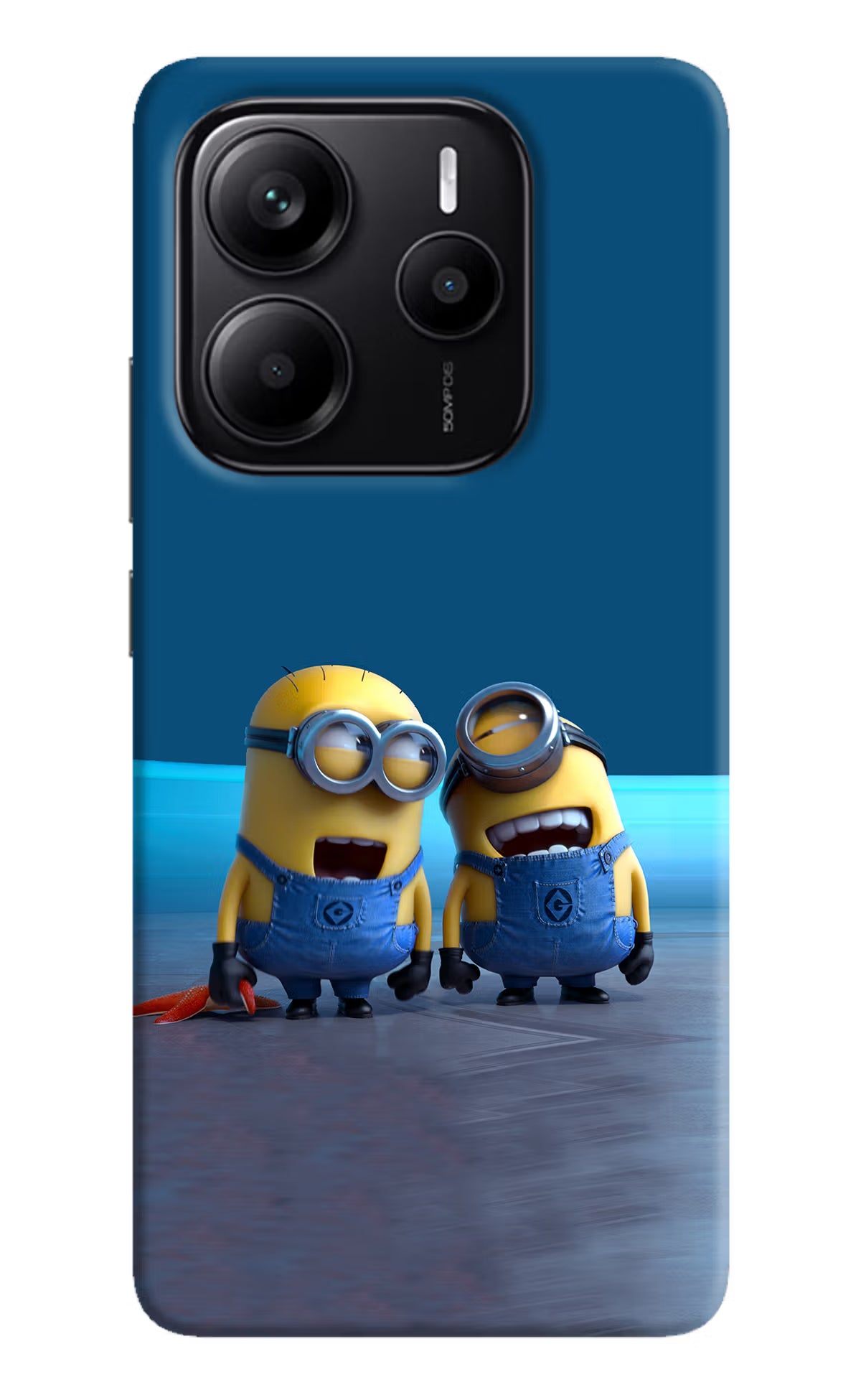 Minion Laughing Redmi Note 14 5G Hard Case Back Cover by Casekaro