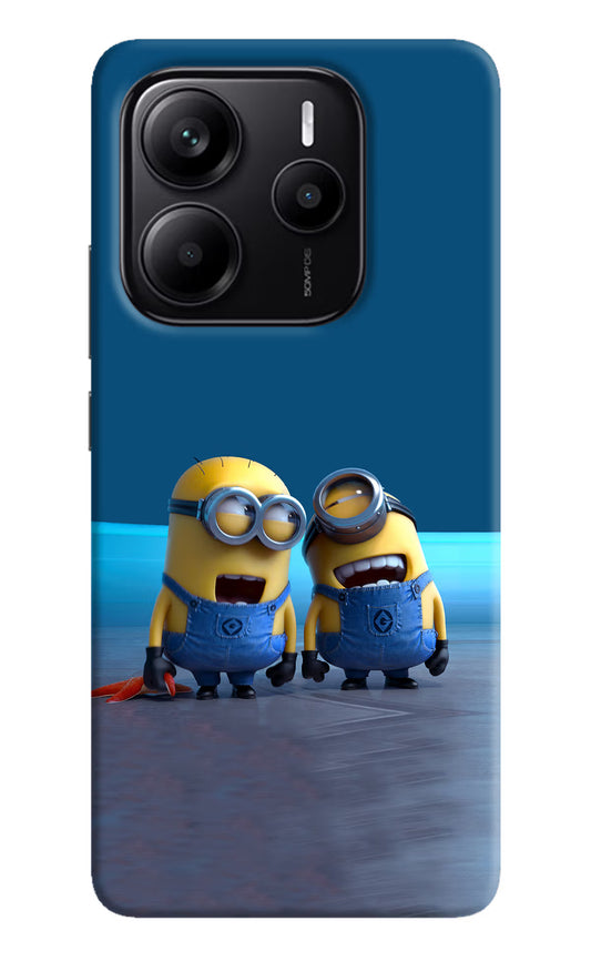 Minion Laughing Redmi Note 14 5G Hard Case Back Cover by Casekaro