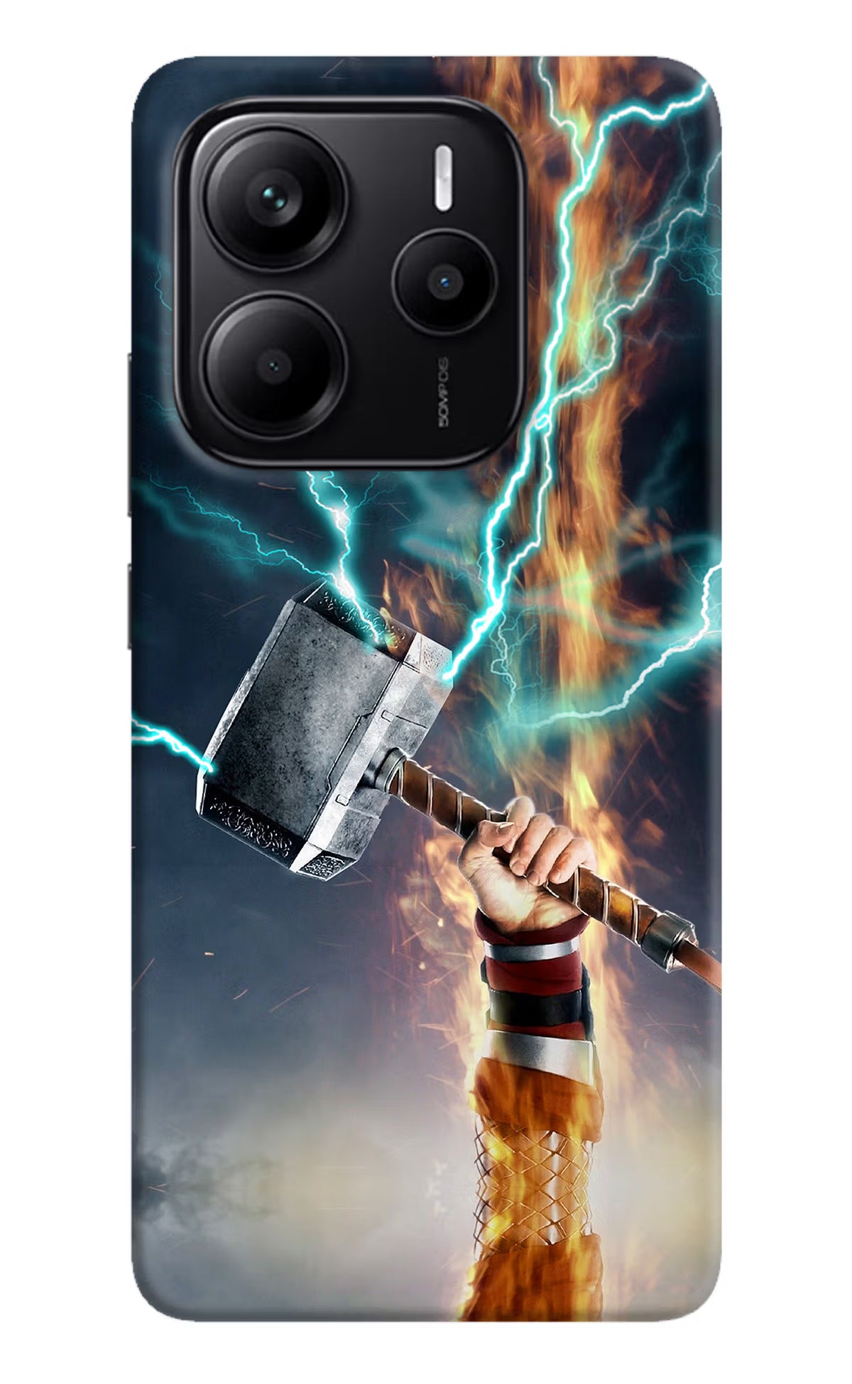Thor Hammer Mjolnir Redmi Note 14 5G Hard Case Back Cover by Casekaro