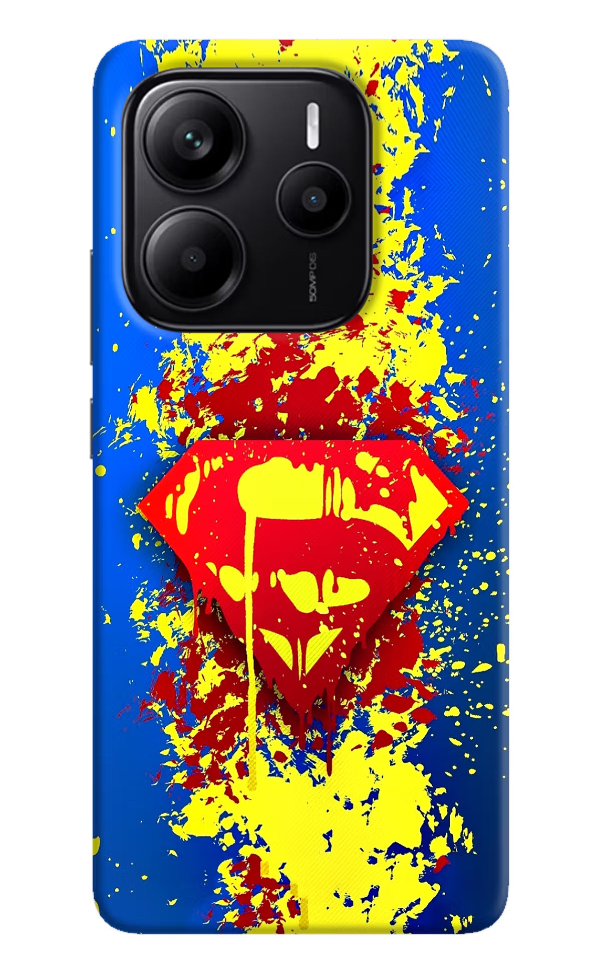 Superman logo Redmi Note 14 5G Hard Case Back Cover by Casekaro