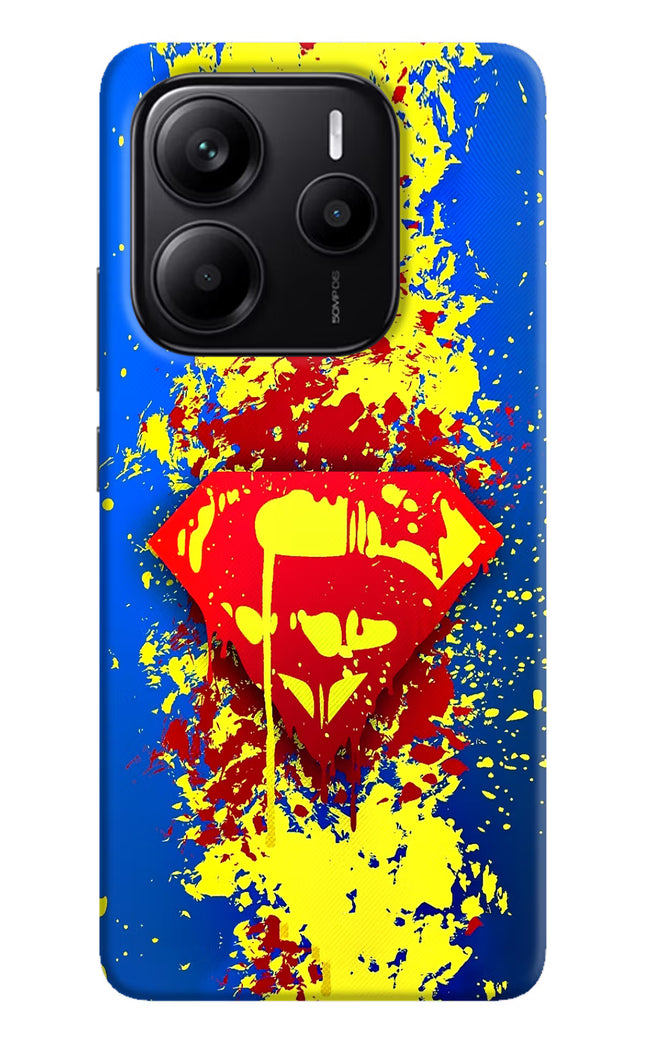Superman logo Redmi Note 14 5G Hard Case Back Cover by Casekaro
