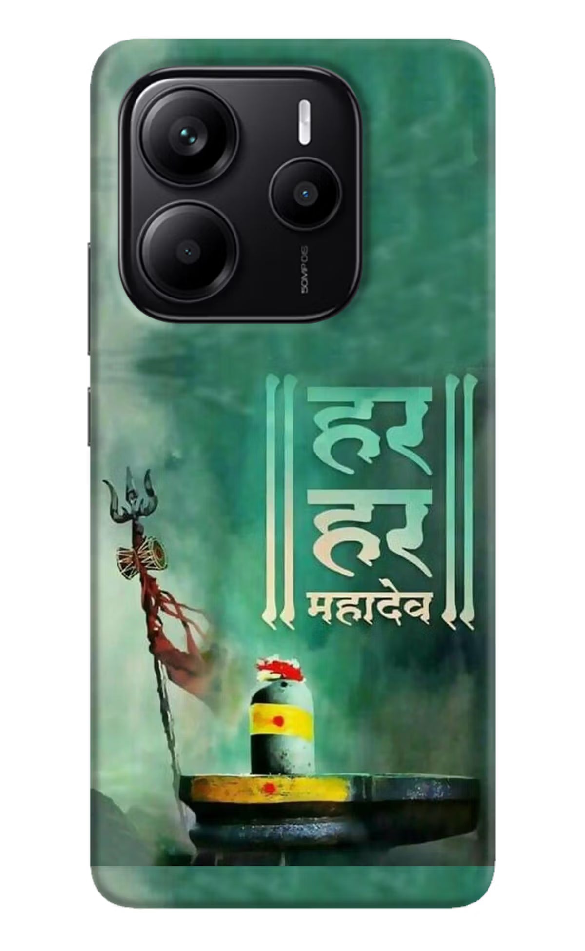 Har Har Mahadev Shivling Redmi Note 14 5G Hard Case Back Cover by Casekaro