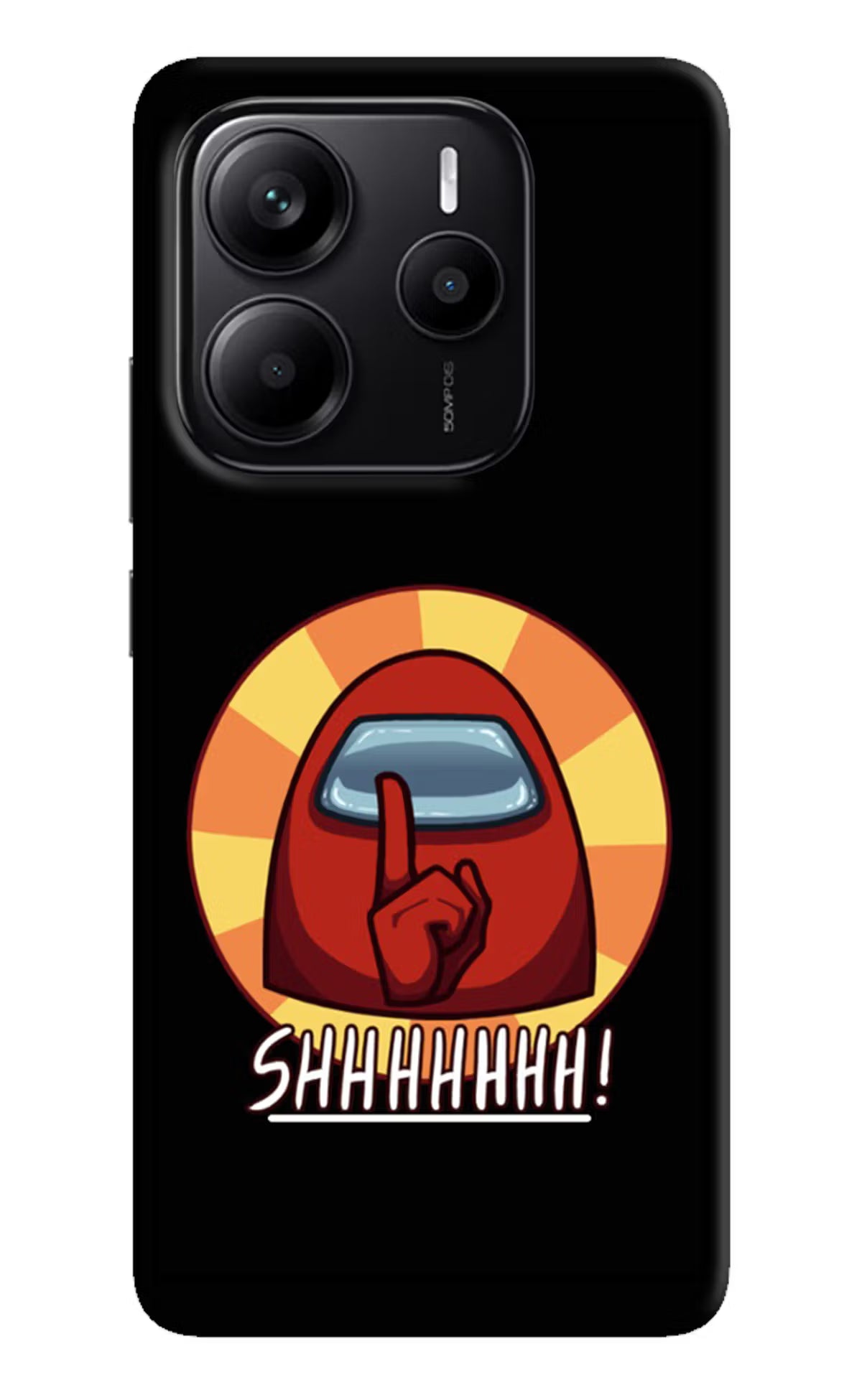 Among Us Shhh! Redmi Note 14 5G Hard Case Back Cover by Casekaro