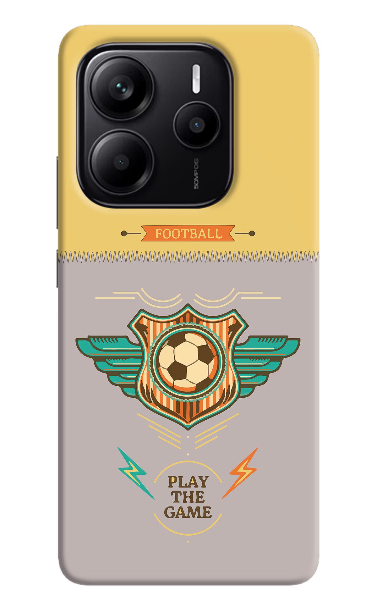 Football Redmi Note 14 5G Hard Case Back Cover by Casekaro
