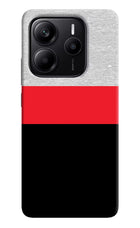 Tri Color Pattern Redmi Note 14 5G Hard Case Back Cover by Casekaro