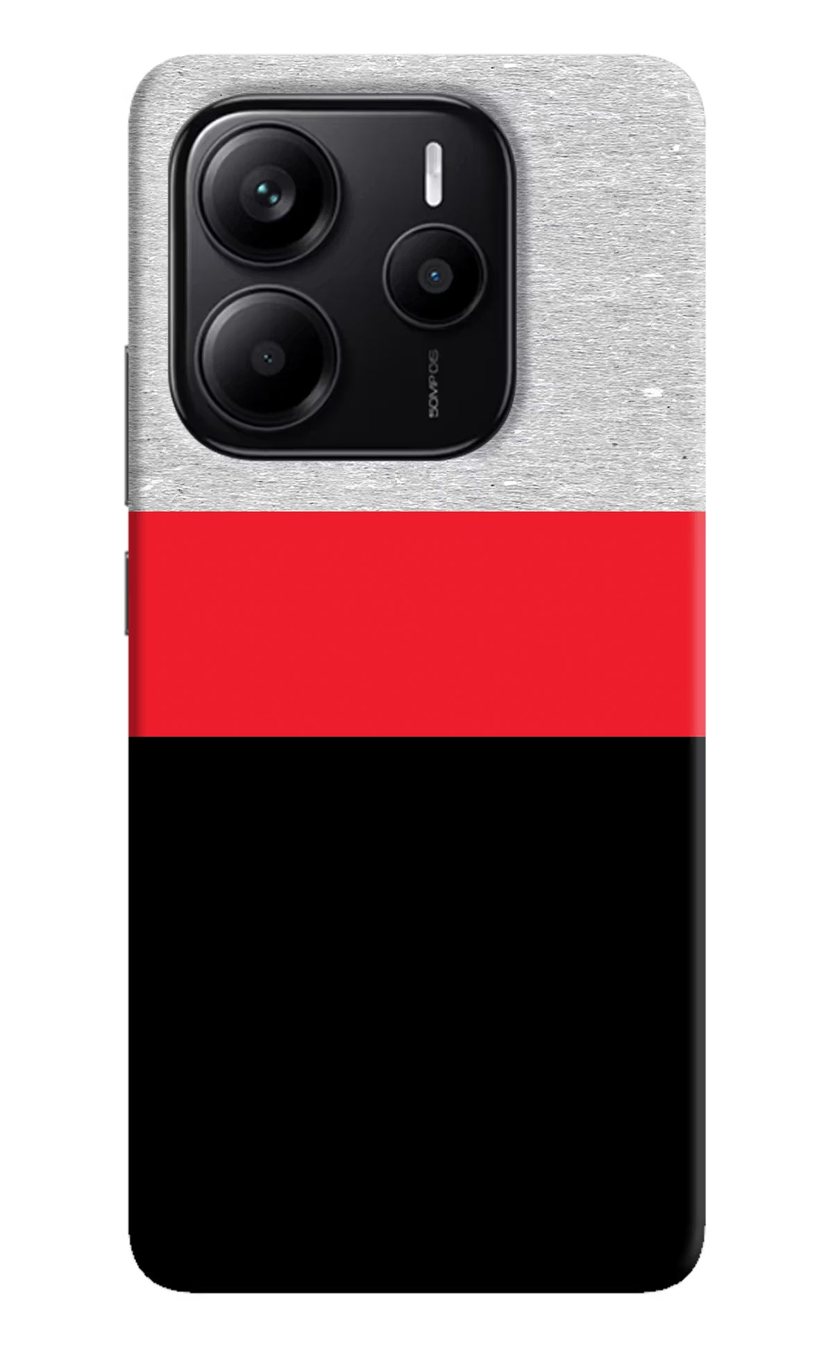 Tri Color Pattern Redmi Note 14 5G Hard Case Back Cover by Casekaro