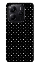 White Dots Redmi Note 14 5G Hard Case Back Cover by Casekaro