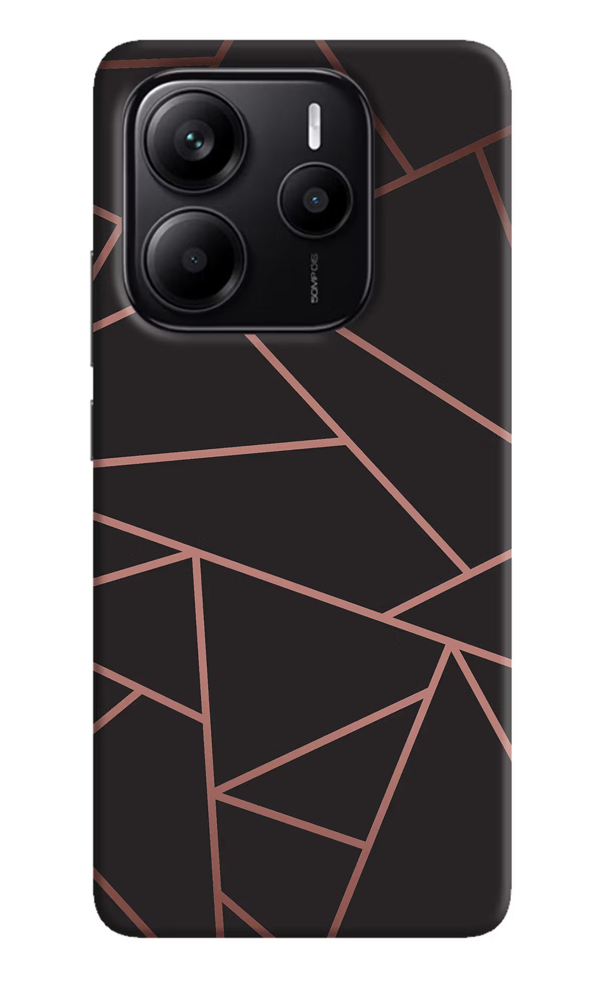 Geometric Pattern Redmi Note 14 5G Hard Case Back Cover by Casekaro