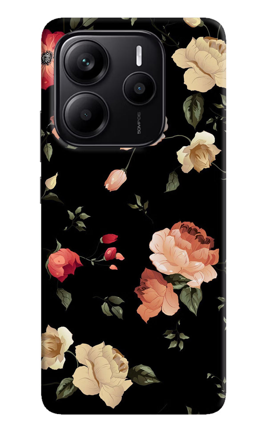 Flowers Redmi Note 14 5G Back Cover, Hard case