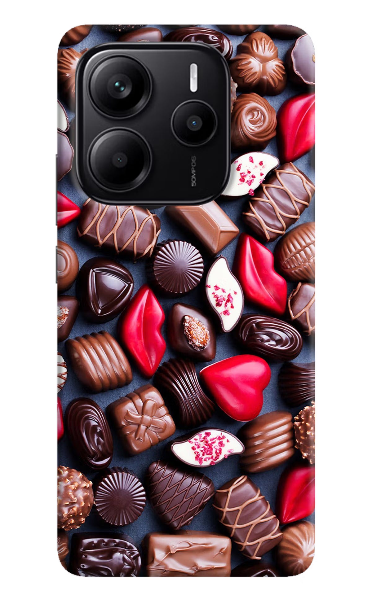 Chocolates Redmi Note 14 5G Hard Case Back Cover by Casekaro