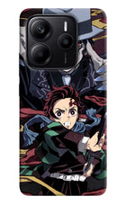 Demon Slayer Redmi Note 14 5G Hard Case Back Cover by Casekaro