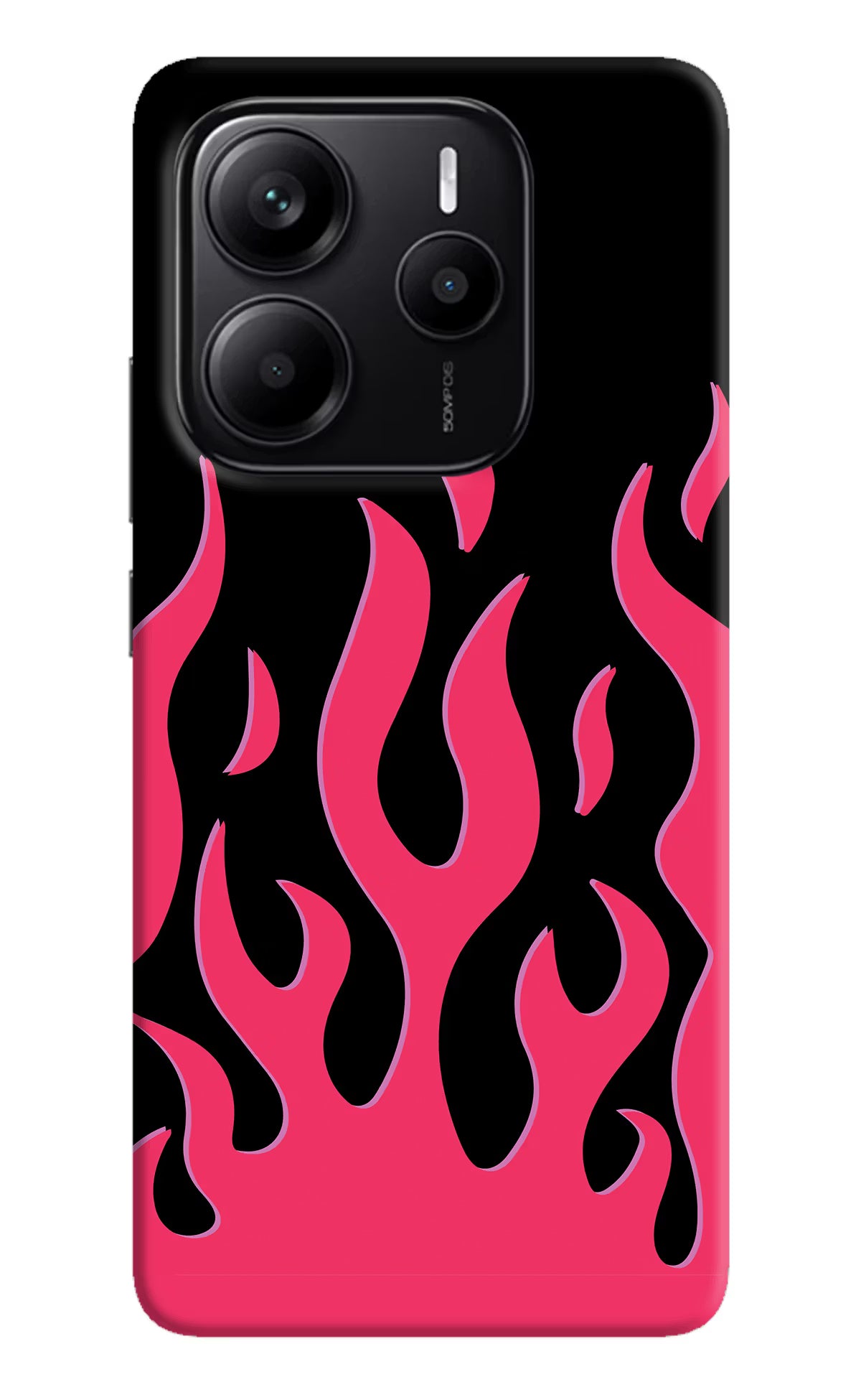 Fire Flames Redmi Note 14 5G Hard Case Back Cover by Casekaro