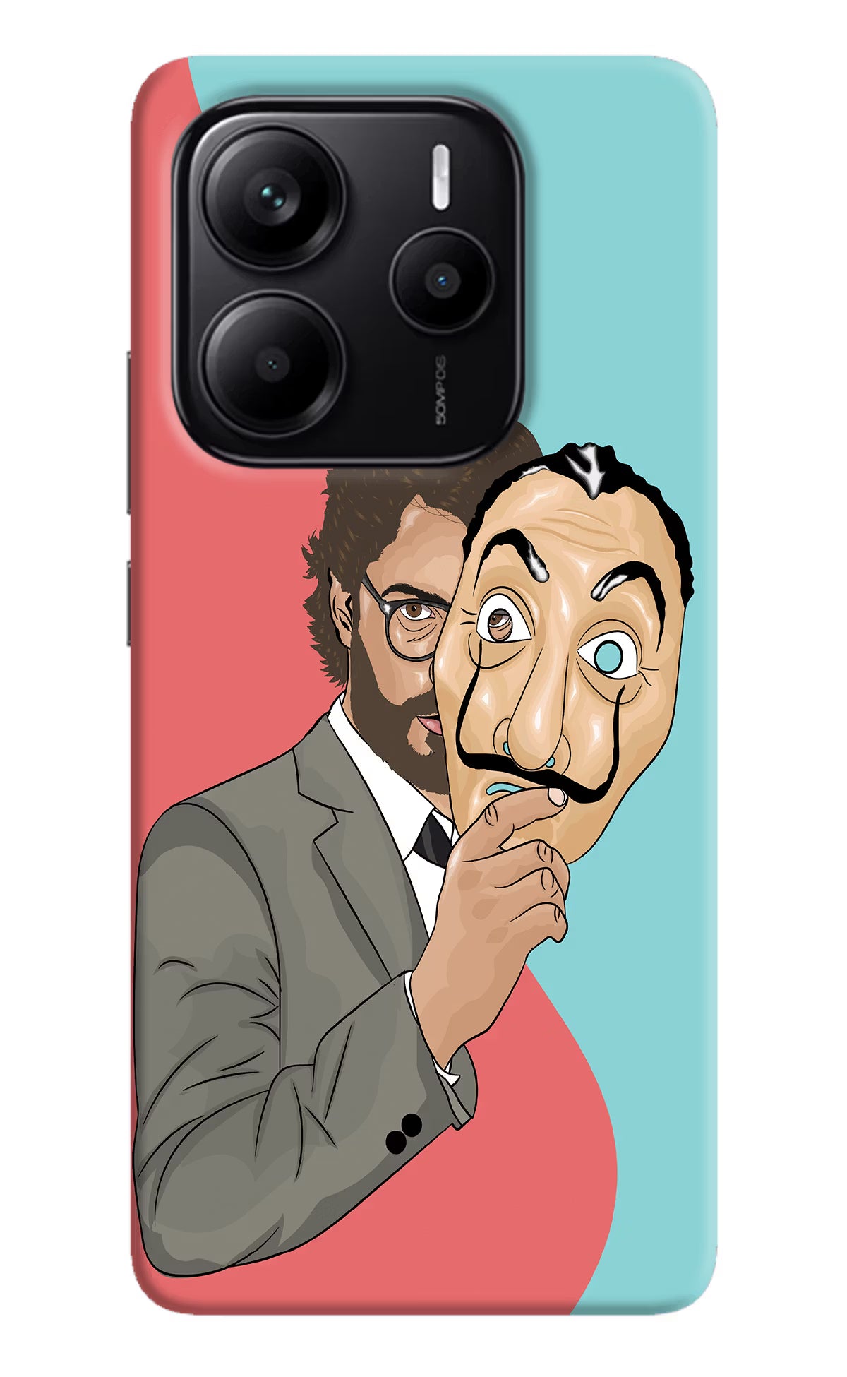 Professor Redmi Note 14 5G Hard Case Back Cover by Casekaro