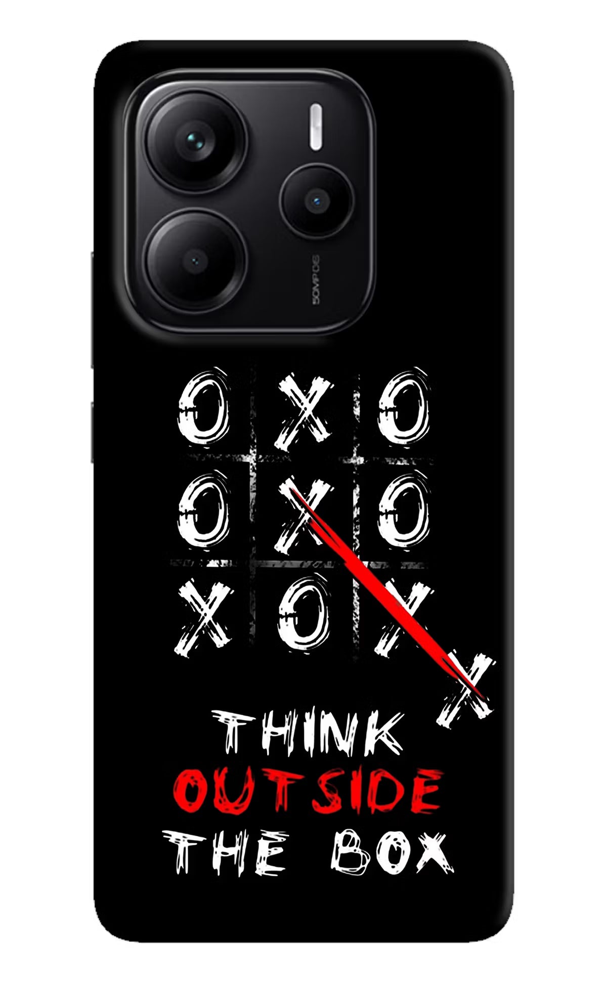 Think out of the BOX Redmi Note 14 5G Hard Case Back Cover by Casekaro