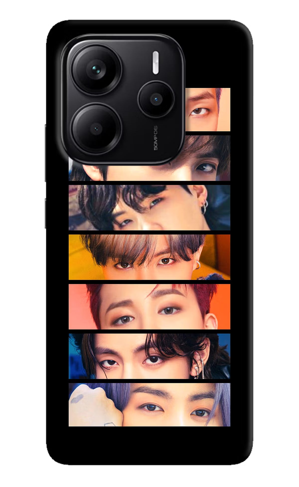 BTS Eyes Redmi Note 14 5G Hard Case Back Cover by Casekaro