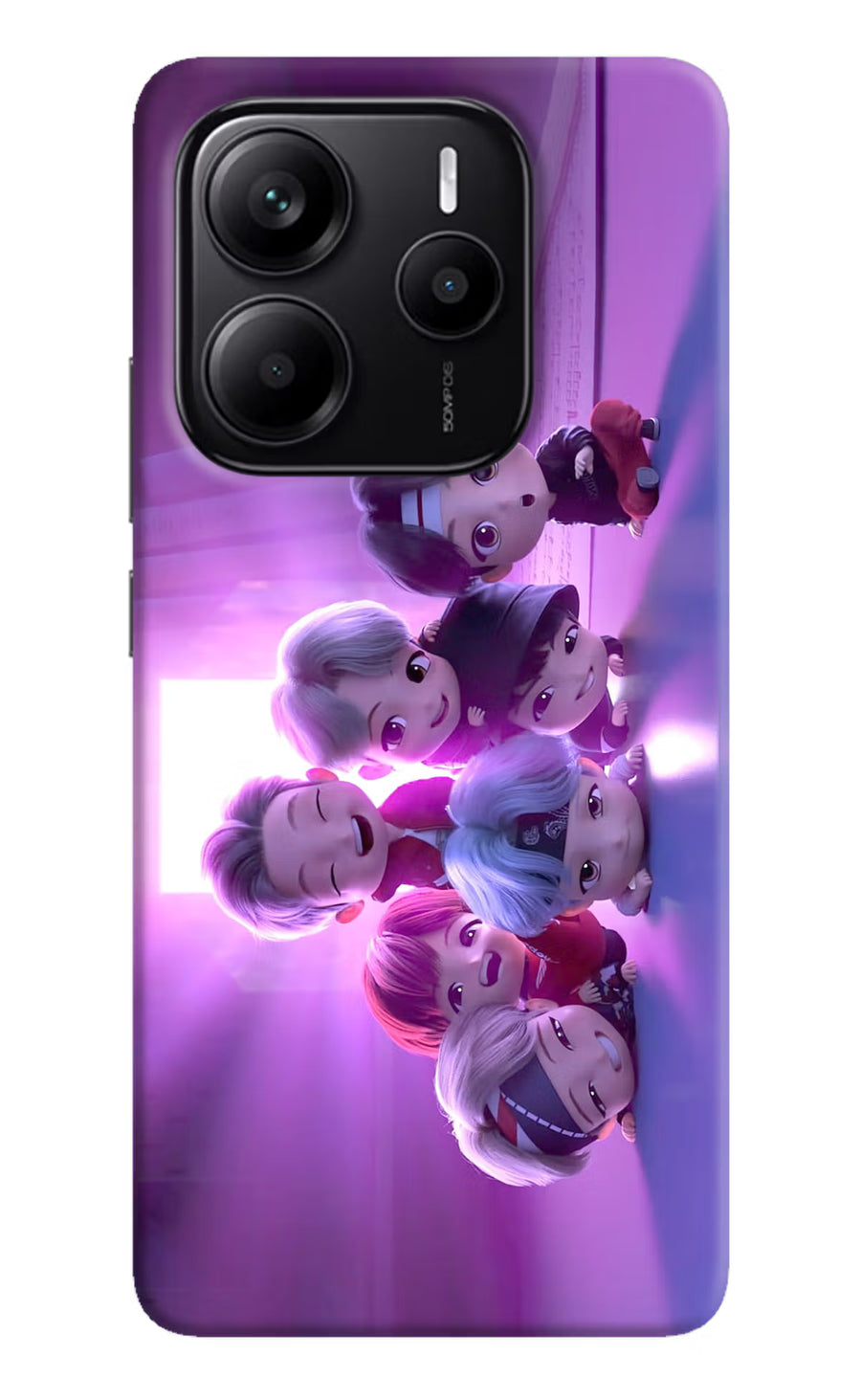 BTS Chibi Redmi Note 14 5G Back Cover, Hard case