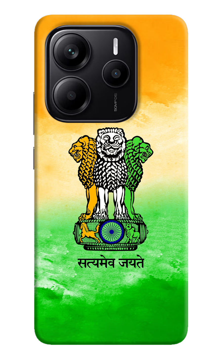 Satyamev Jayate Flag Redmi Note 14 5G Back Cover, Hard case