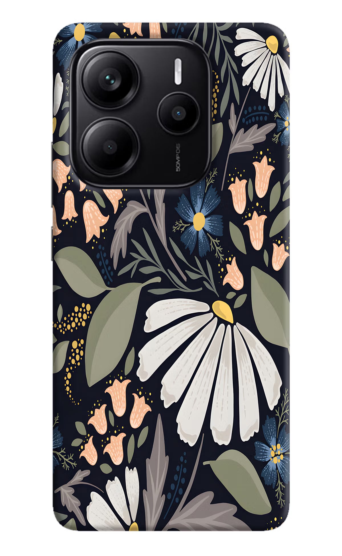 Flowers Art Redmi Note 14 5G Hard Case Back Cover by Casekaro