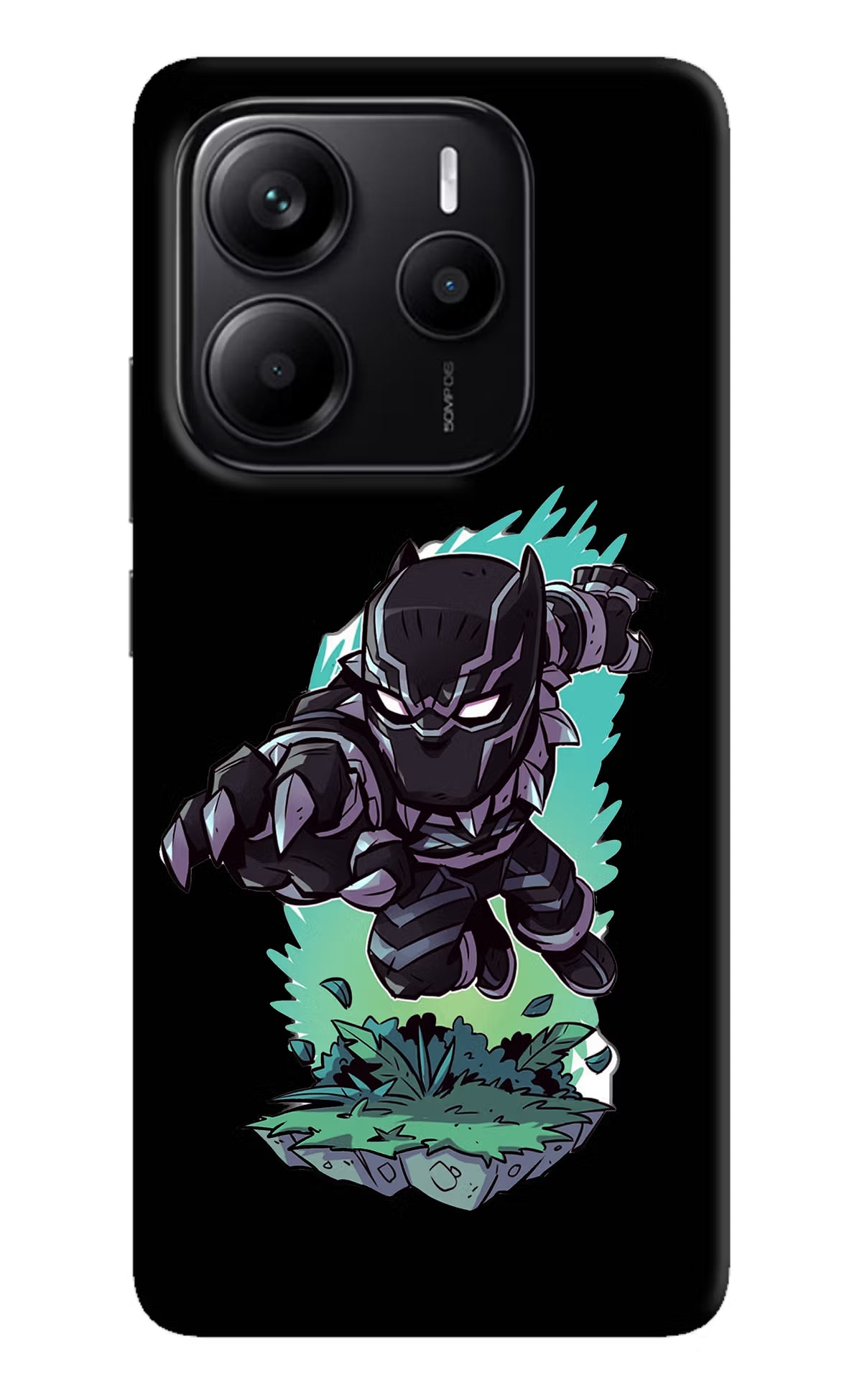Black Panther Redmi Note 14 5G Hard Case Back Cover by Casekaro