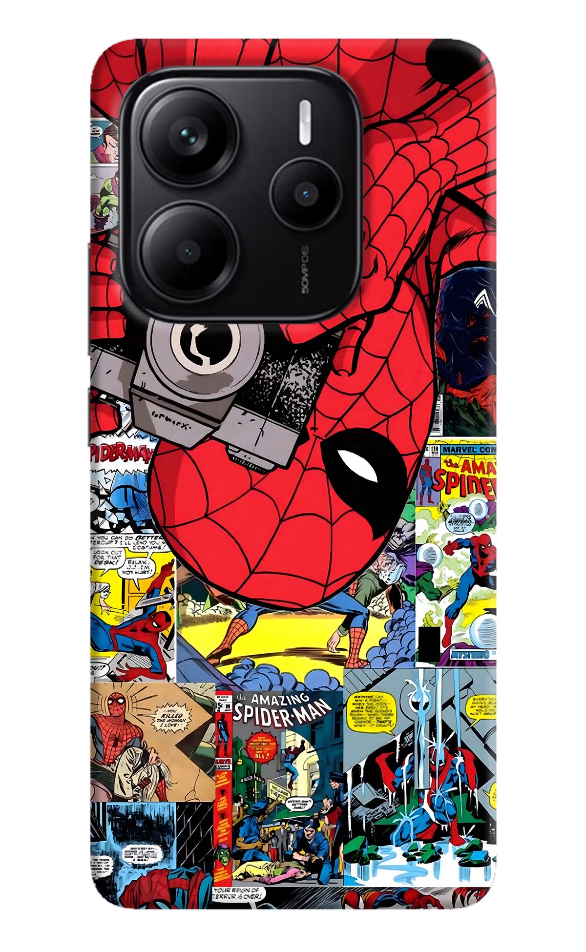Spider Man Redmi Note 14 5G Hard Case Back Cover by Casekaro