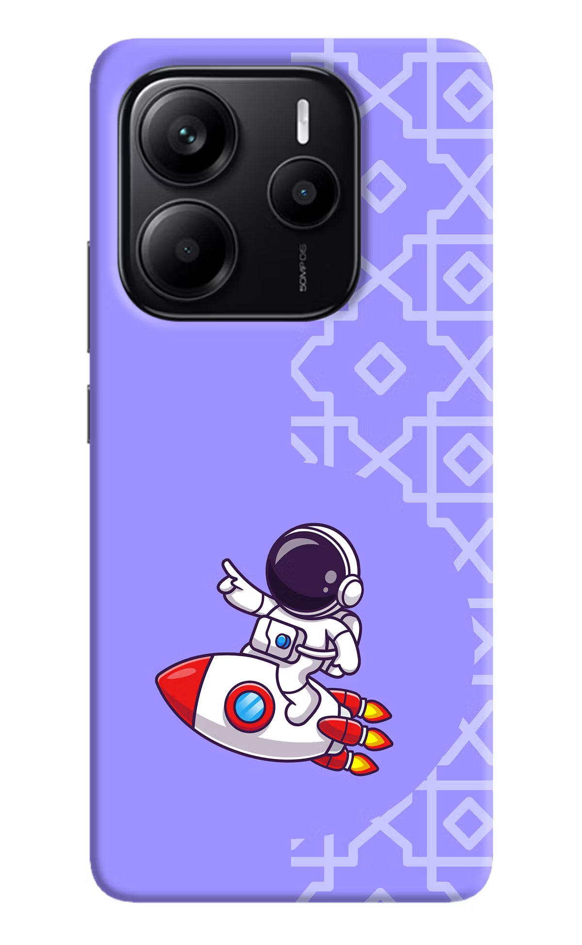 Cute Astronaut Redmi Note 14 5G Hard Case Back Cover by Casekaro