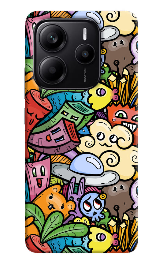 Veggie Doodle Redmi Note 14 5G Hard Case Back Cover by Casekaro