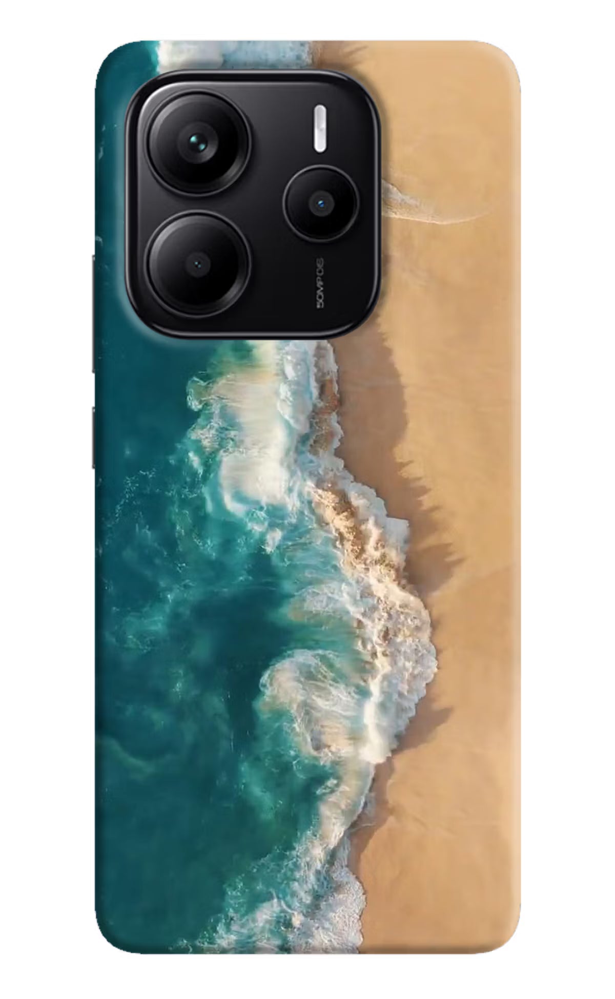 Ocean Beach Redmi Note 14 5G Hard Case Back Cover by Casekaro