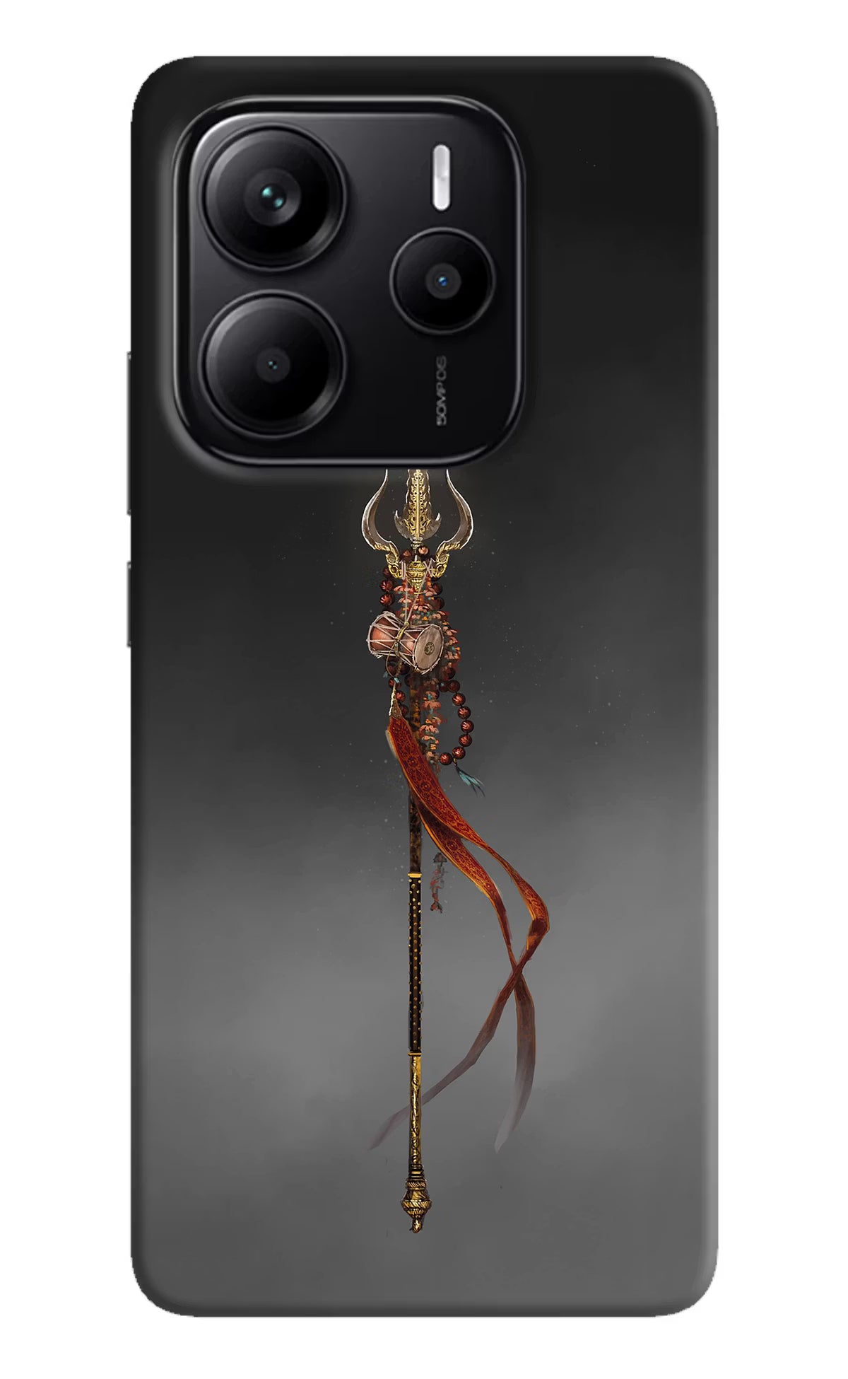 Shiv Trishul Redmi Note 14 5G Hard Case Back Cover by Casekaro