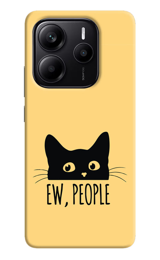 Ew People Catitude Redmi Note 14 5G Hard Case Back Cover by Casekaro