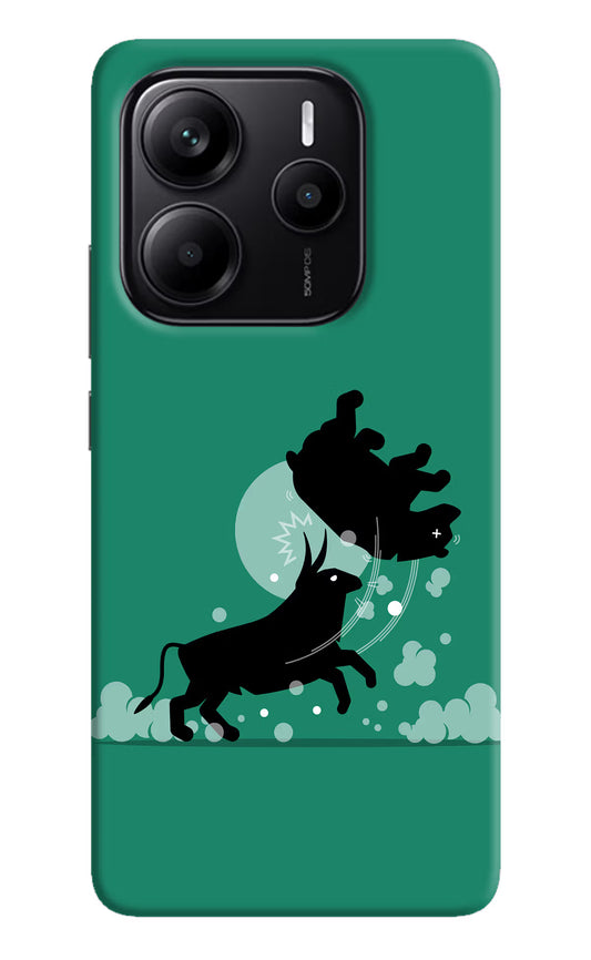 Bull Conqueror Redmi Note 14 5G Hard Case Back Cover by Casekaro