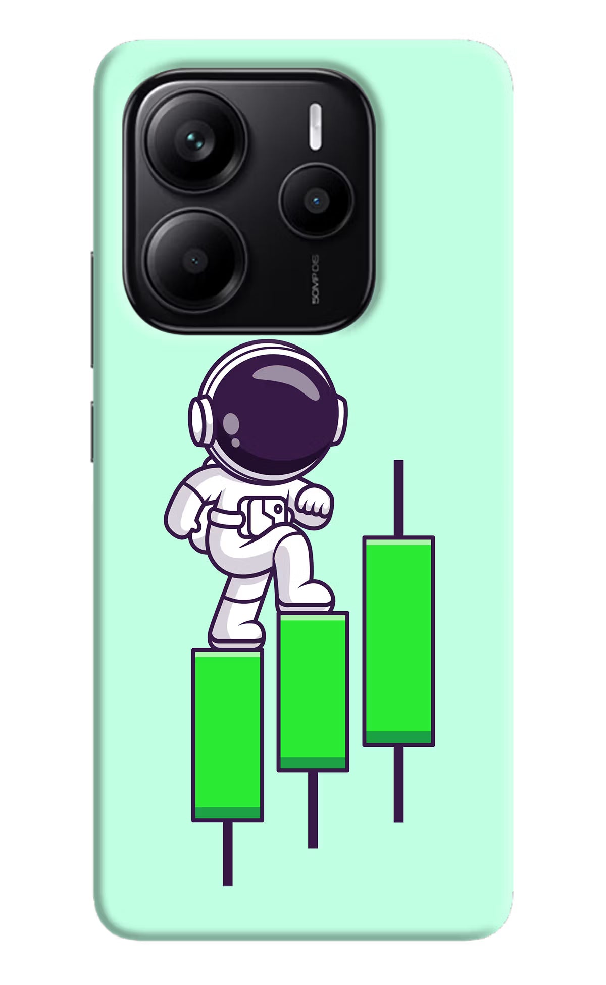 Astronaut Trader Redmi Note 14 5G Hard Case Back Cover by Casekaro
