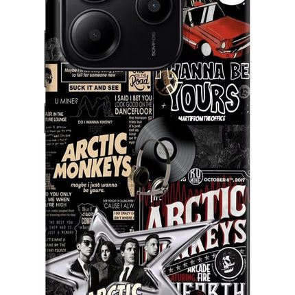 Arctic Monkeys Redmi Note 14 5G Hard Case Back Cover by Casekaro