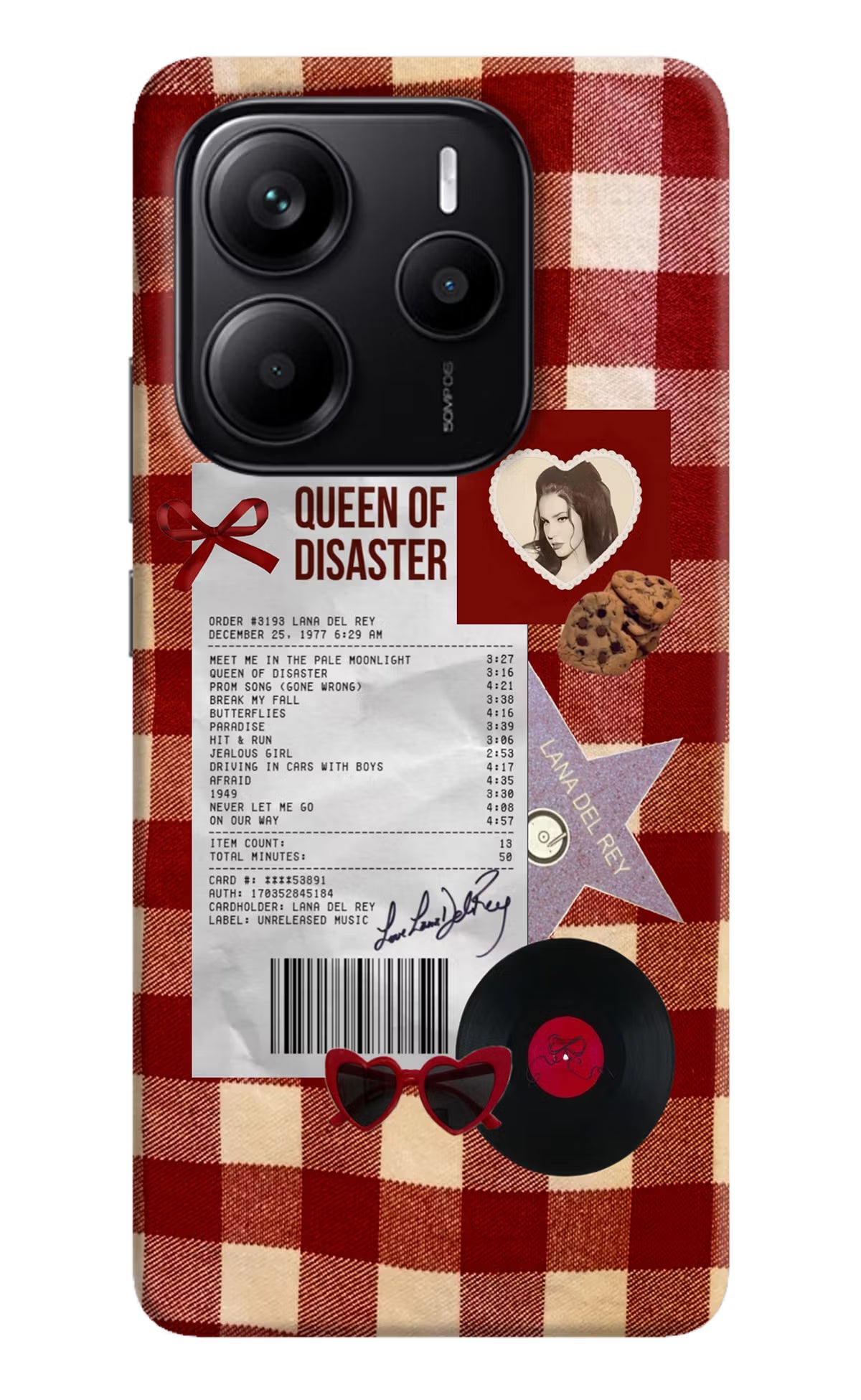 Queen of Disaster Redmi Note 14 5G Hard Case Back Cover by Casekaro
