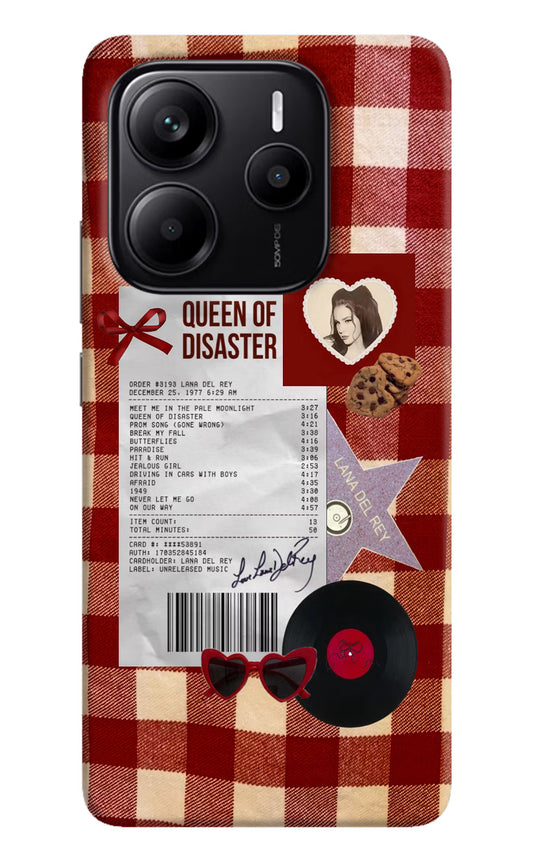 Queen of Disaster Redmi Note 14 5G Hard Case Back Cover by Casekaro