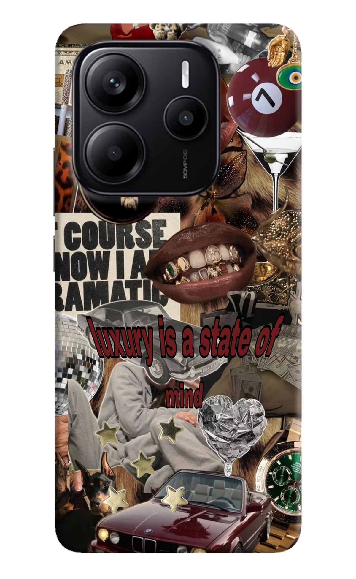 Luxury Redmi Note 14 5G Hard Case Back Cover by Casekaro