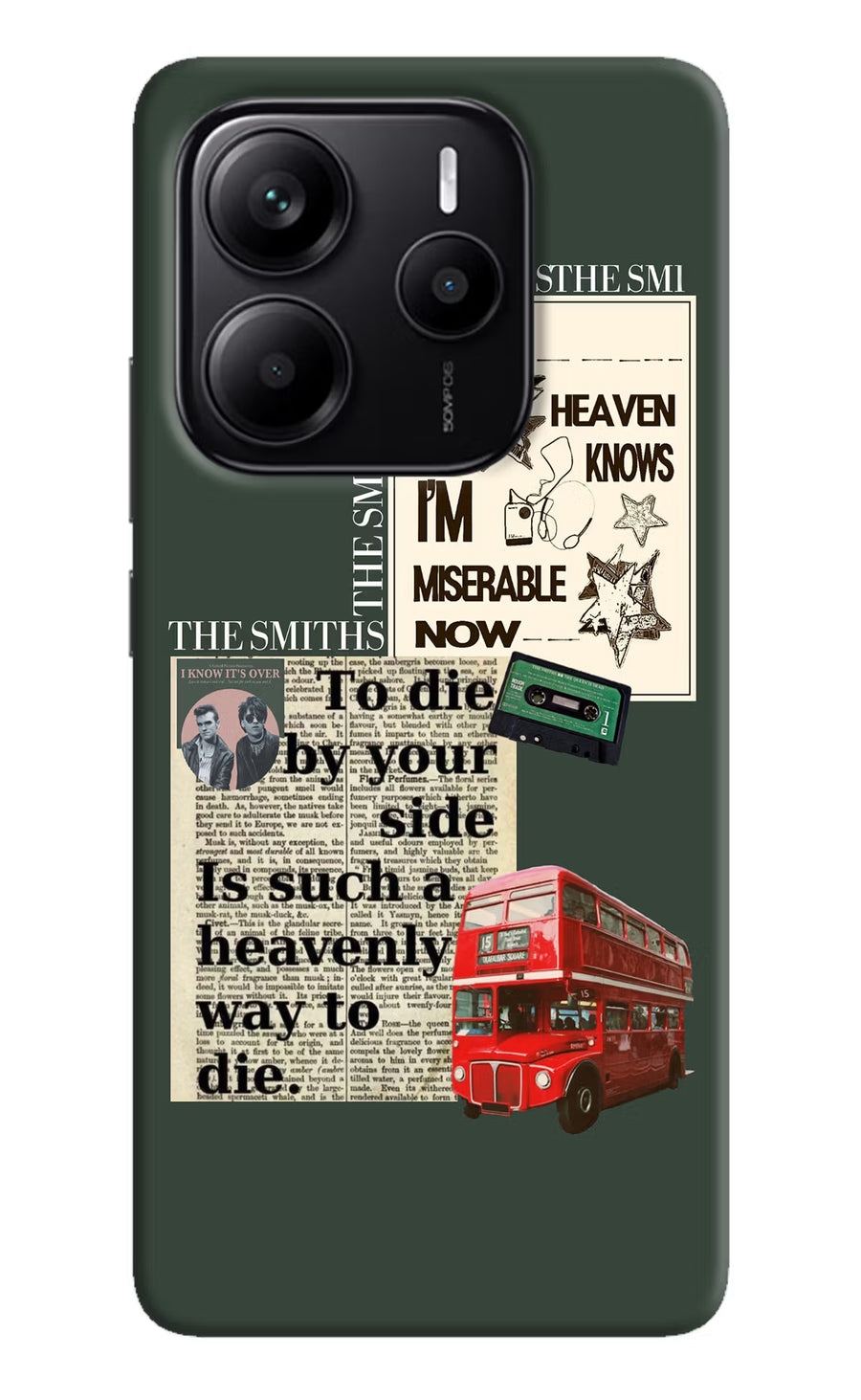 The Smiths Redmi Note 14 5G Back Cover, Hard case