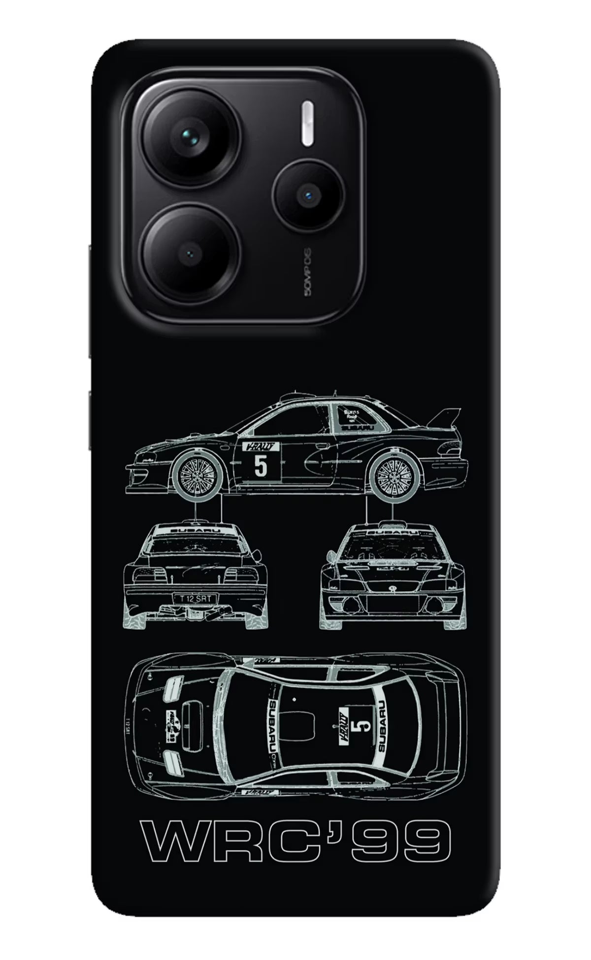 WRC'99 Redmi Note 14 5G Hard Case Back Cover by Casekaro