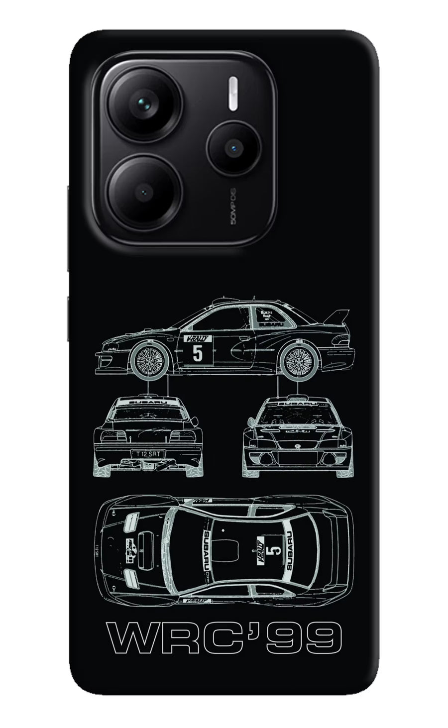 WRC'99 Redmi Note 14 5G Back Cover, Hard case