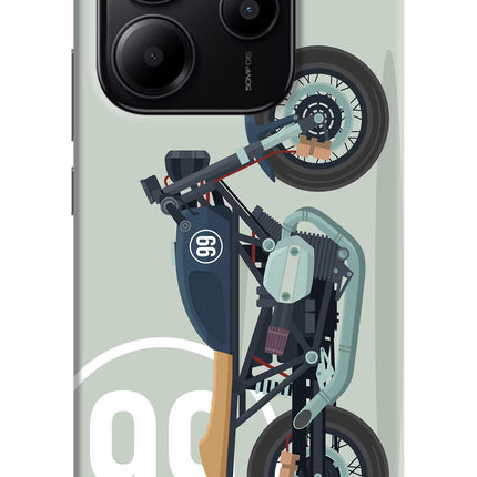 Classic Cafe Racer 99 Redmi Note 14 5G Hard Case Back Cover by Casekaro