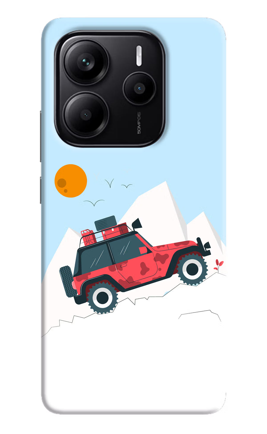 Mountain Trail Beast Redmi Note 14 5G Back Cover, Hard case