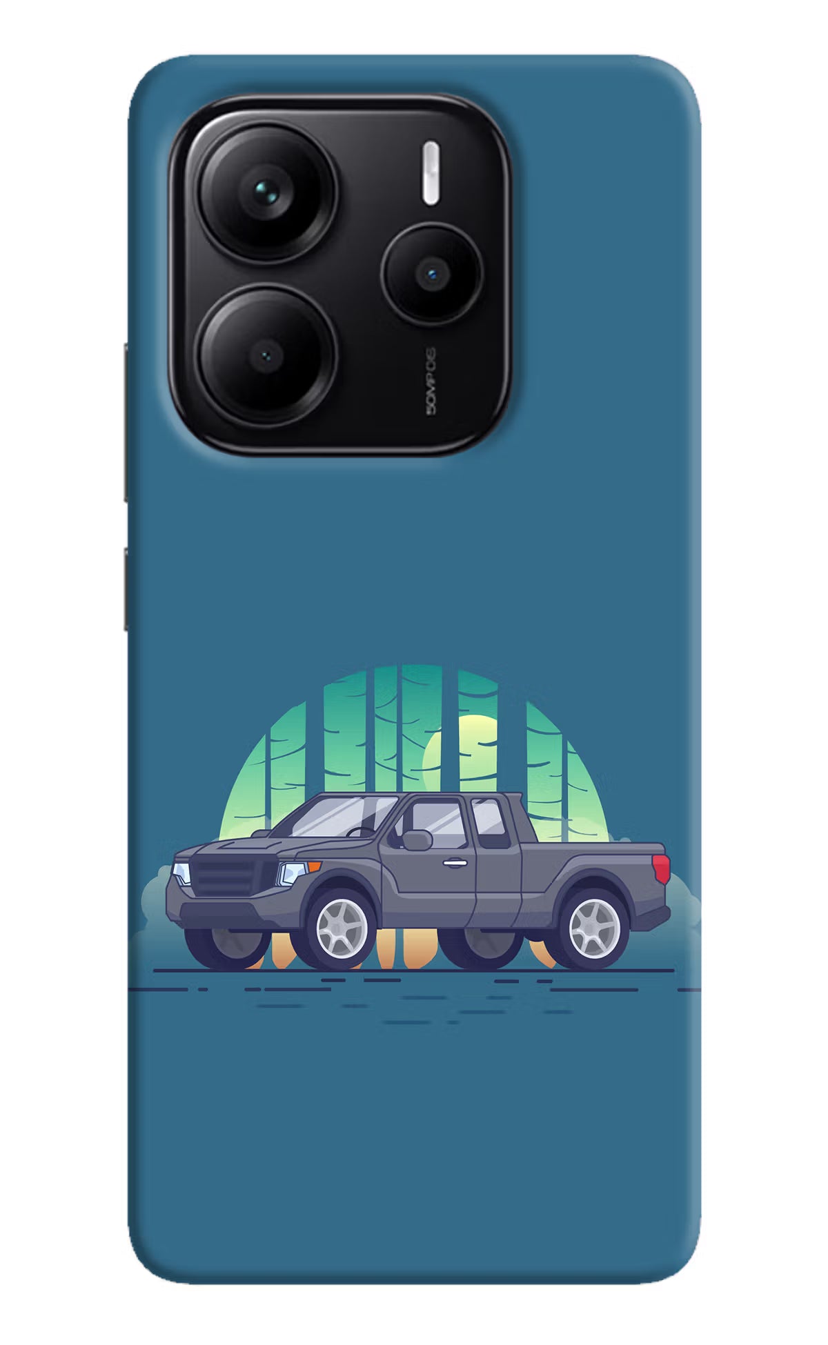 Retro Garage Vibe Redmi Note 14 5G Hard Case Back Cover by Casekaro