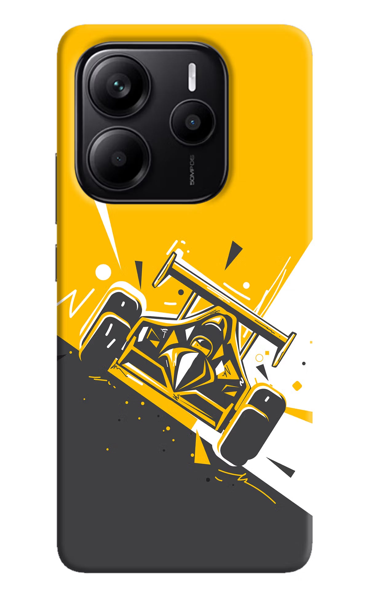 Track King Redmi Note 14 5G Hard Case Back Cover by Casekaro