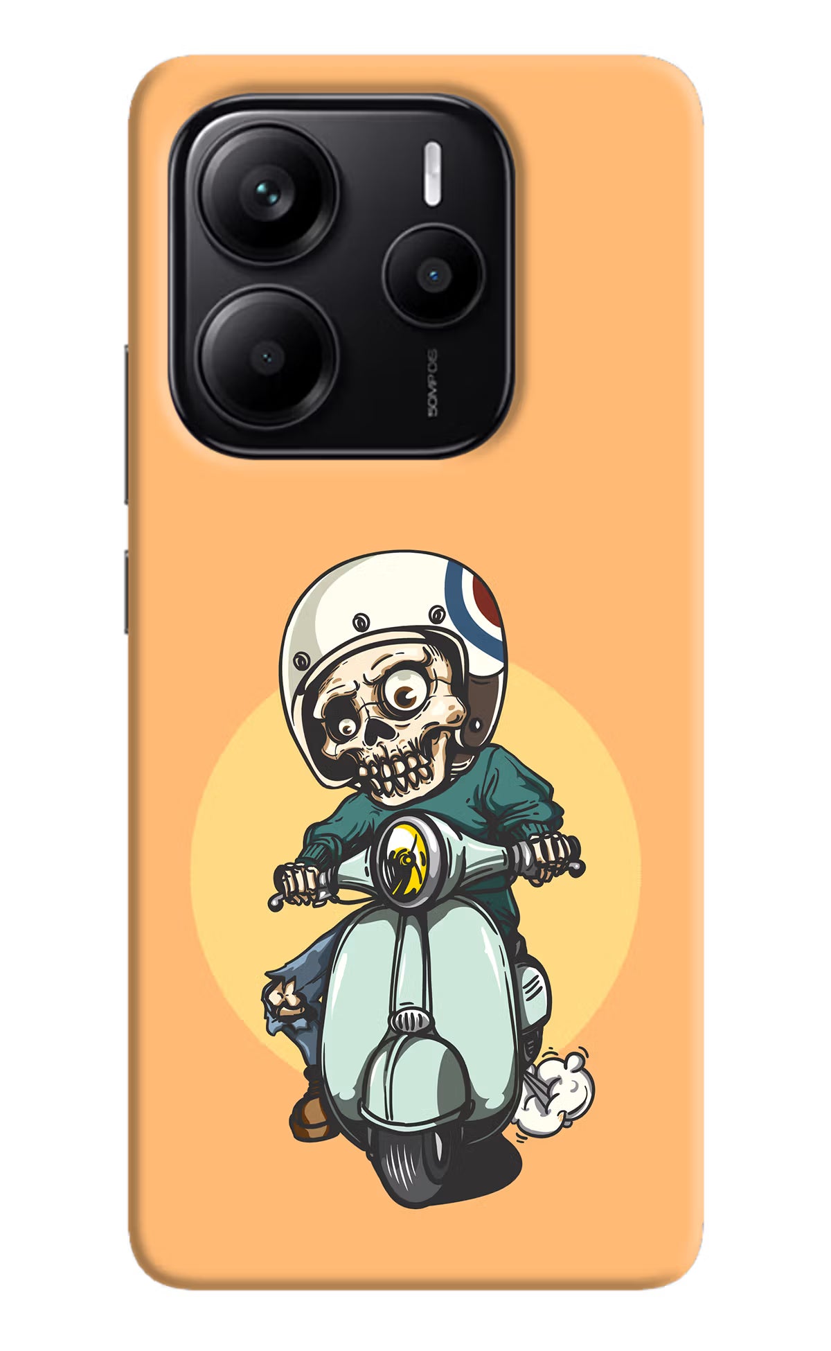Undead Biker Redmi Note 14 5G Hard Case Back Cover by Casekaro
