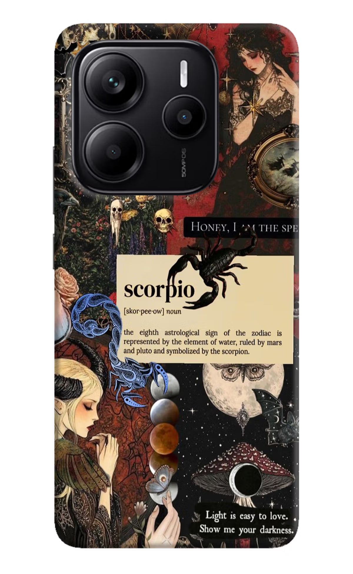 Scorpio Zodiac Redmi Note 14 5G Hard Case Back Cover by Casekaro