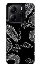 Twin Dragons Redmi Note 14 5G Hard Case Back Cover by Casekaro